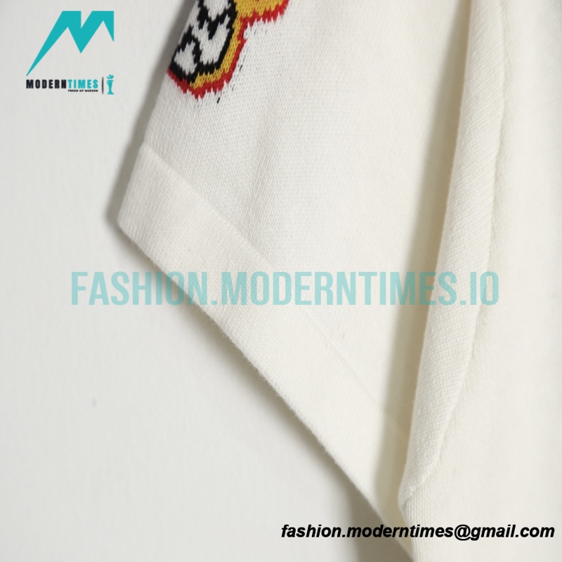 Louis Vuitton - Inlaid Flame Jacquard Knitted Short Sleeve T-shirt