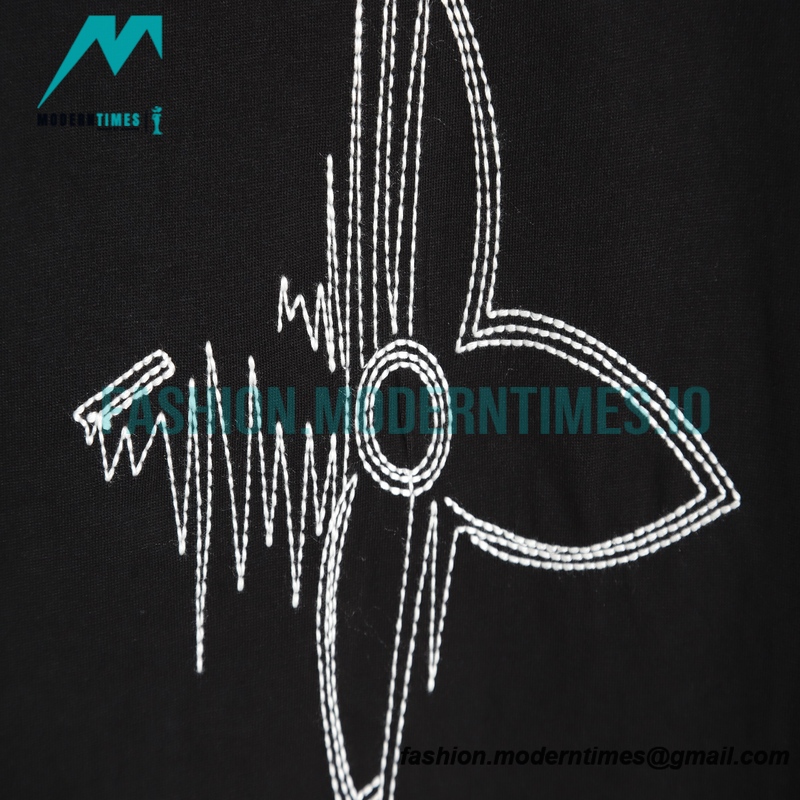 Louis Vuitton - 23SS Line Embroidered Short Sleeve T-shirt