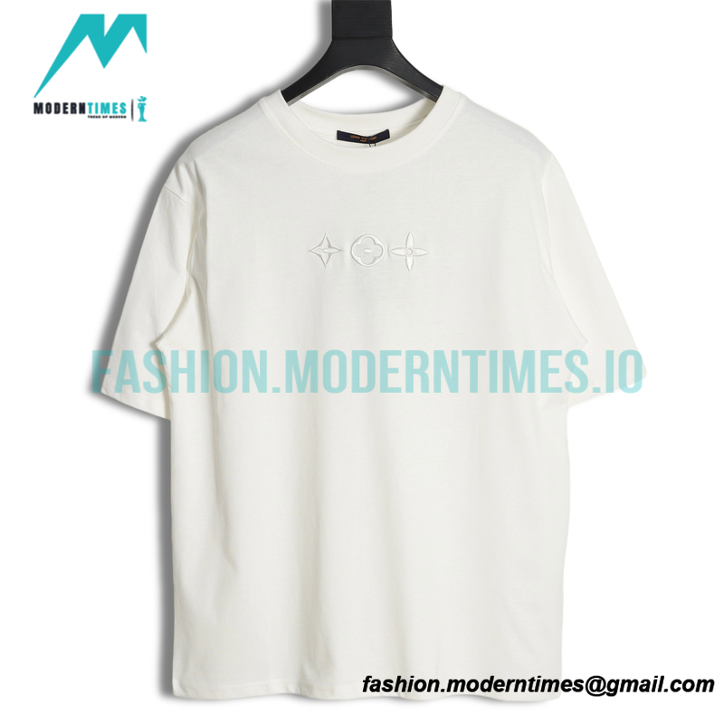 Louis Vuitton - 23FW New Three-flower Embroidered Short Sleeve