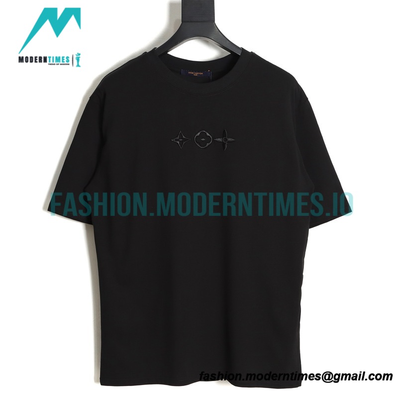 Louis Vuitton - 23FW New Three-flower Embroidered Short Sleeve
