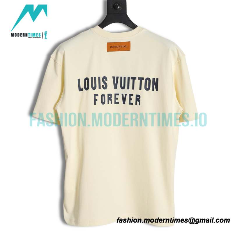 Louis Vuitton - 22ss Fake Pocket Letter Print Short Sleeve