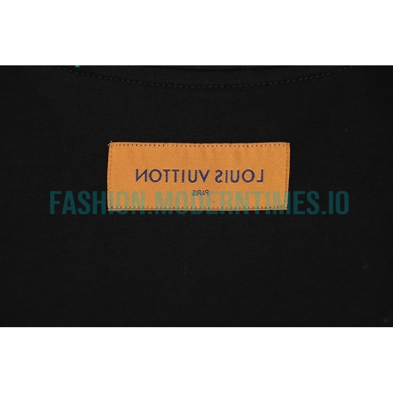 Louis Vuitton - 23ss Butterfly Pattern Embroidered Short Sleeve T-shirt