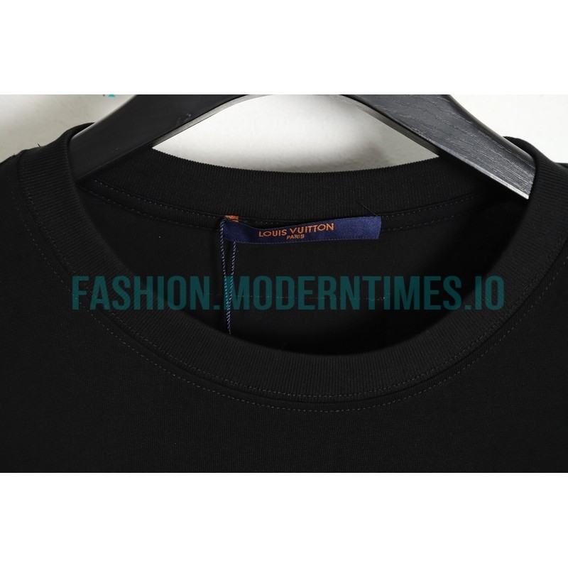 Louis Vuitton - 23ss Butterfly Pattern Embroidered Short Sleeve T-shirt