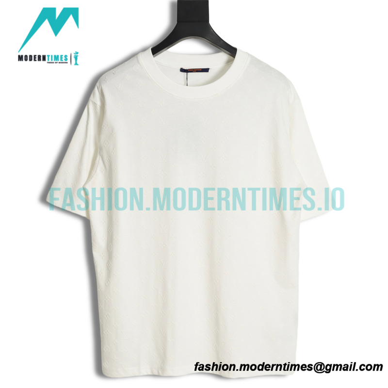 Louis Vuitton - 23ss Full Print presbysia Flocked Short Sleeve T-shirt