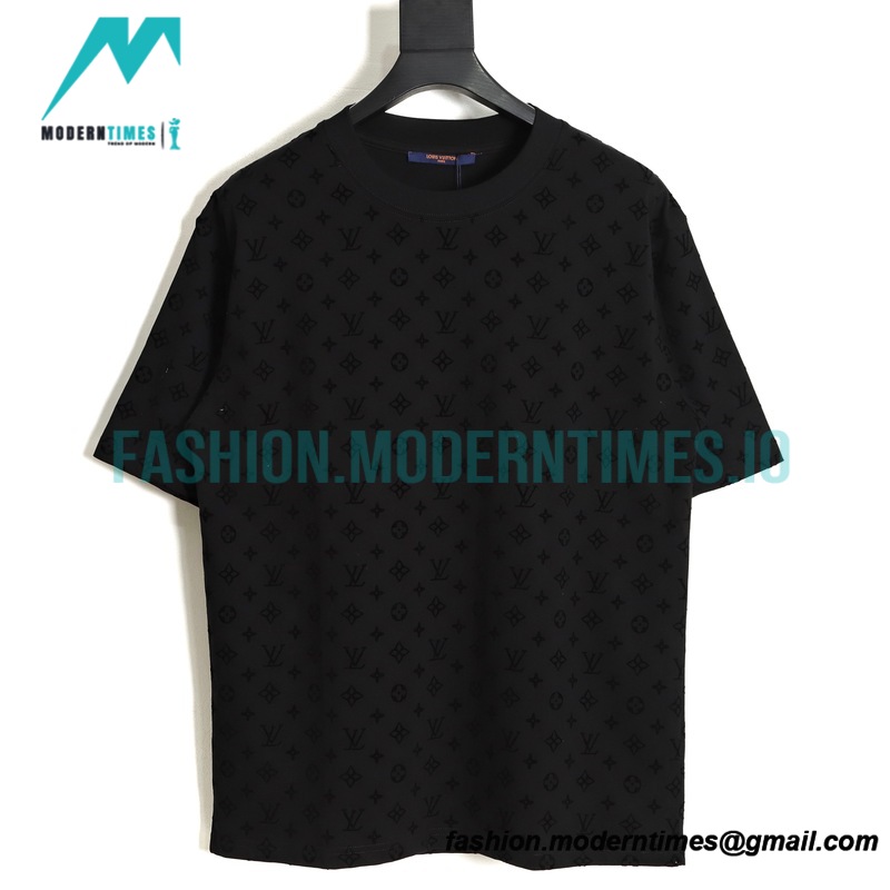 Louis Vuitton - 23ss Full Print presbysia Flocked Short Sleeve T-shirt