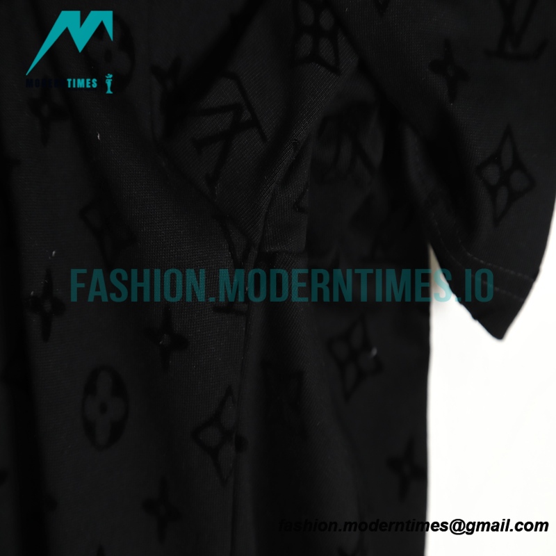 Louis Vuitton - 23ss Full Print presbysia Flocked Short Sleeve T-shirt