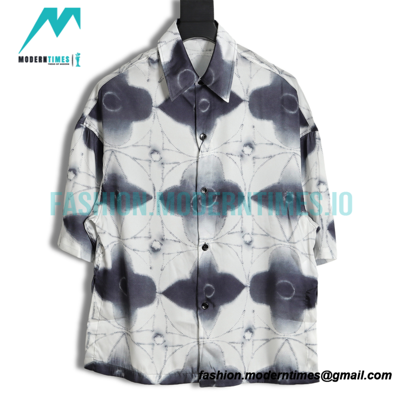 Louis Vuitton - 23SS Floral Print Full Short Sleeve Shirt