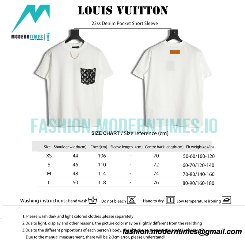 Louis Vuitton - 23ss Denim Pocket Short Sleeve