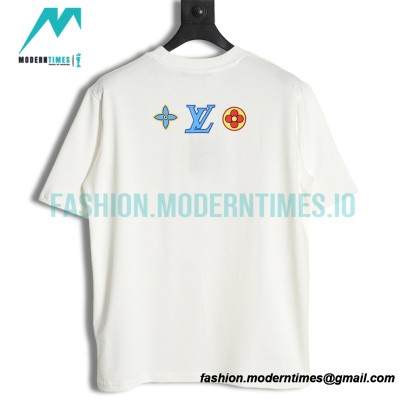 Louis Vuitton - 23ss Color Letter Print Short Sleeve