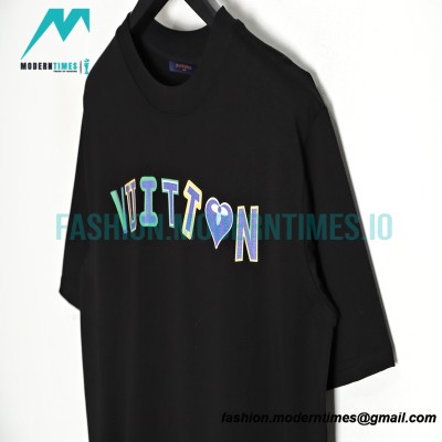 Louis Vuitton - 23ss Color Letter Print Short Sleeve