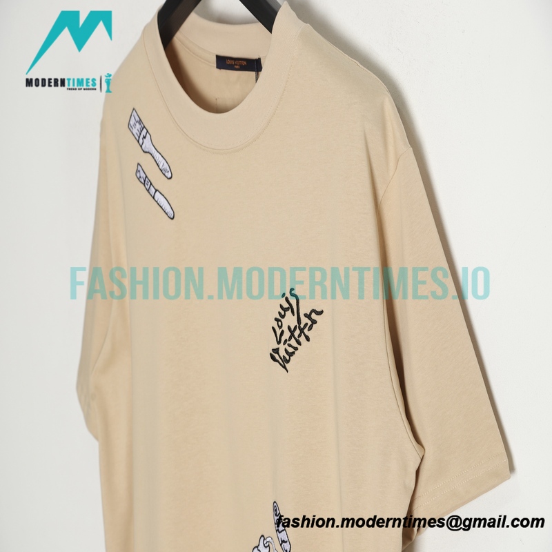 Louis Vuitton - Gardener Tools Embroidery Style Short Sleeve T-shirt