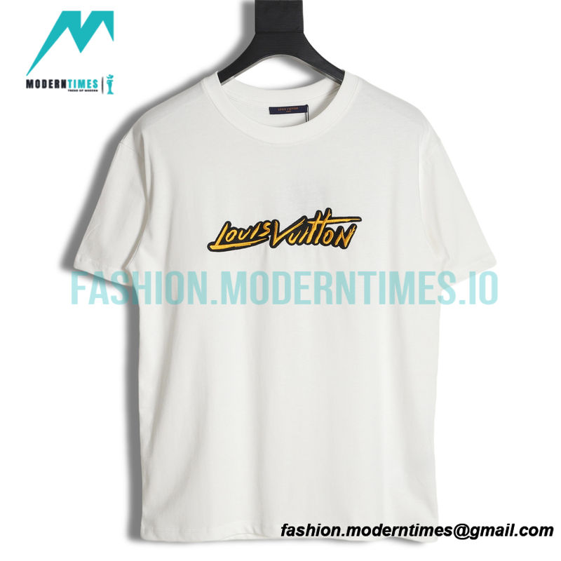 Louis Vuitton - 23ss Embroidered Letter Short Sleeve