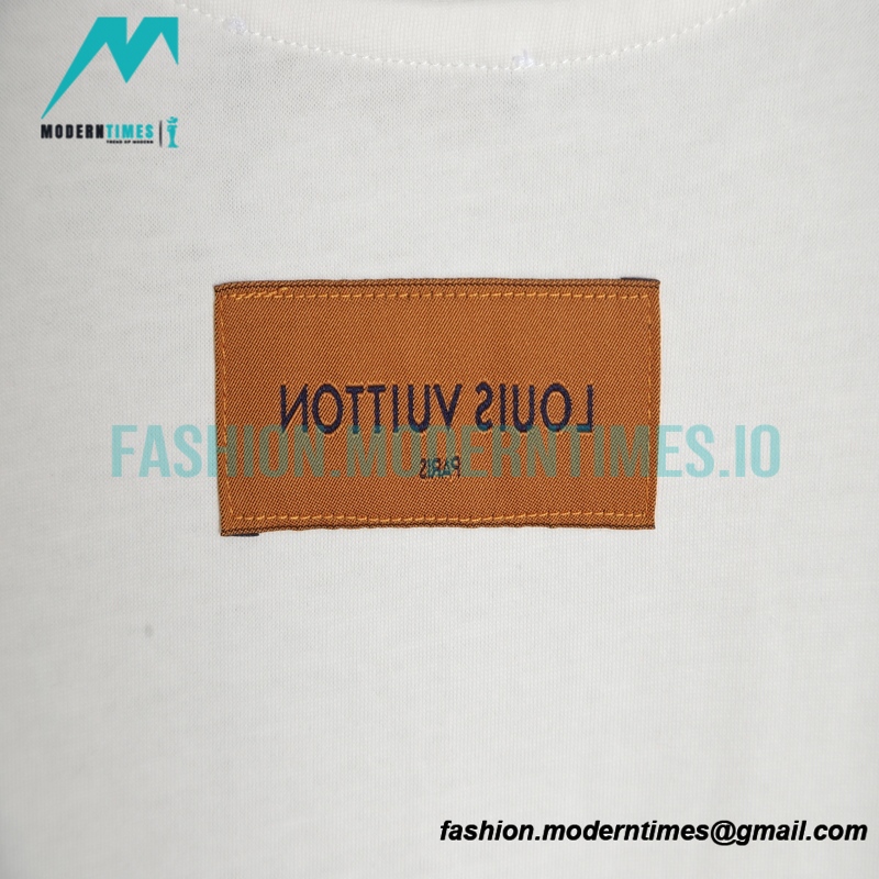 Louis Vuitton - 23ss Embroidered Letter Short Sleeve