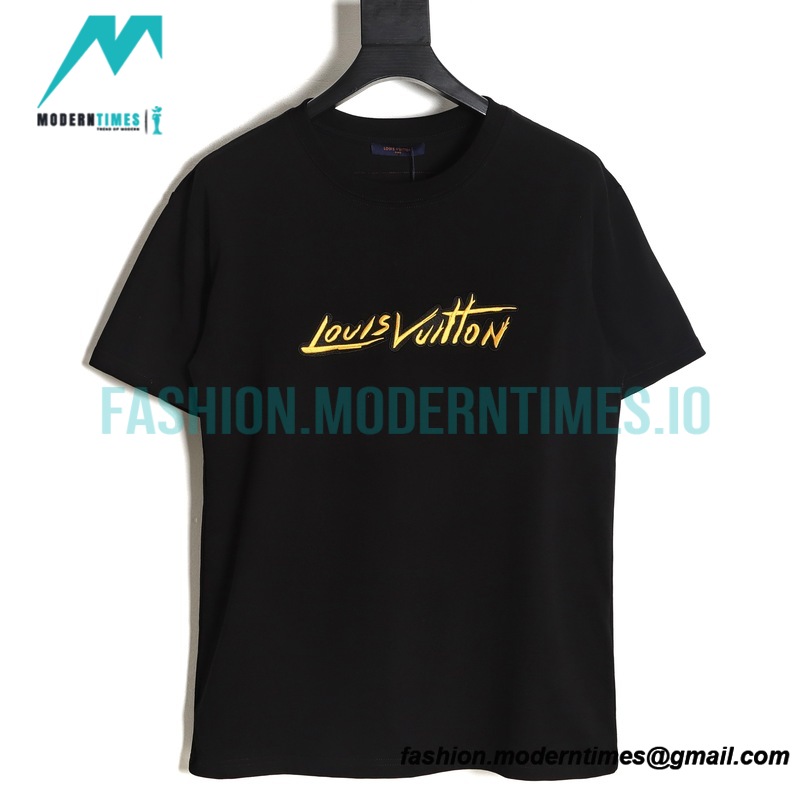 Louis Vuitton - 23ss Embroidered Letter Short Sleeve