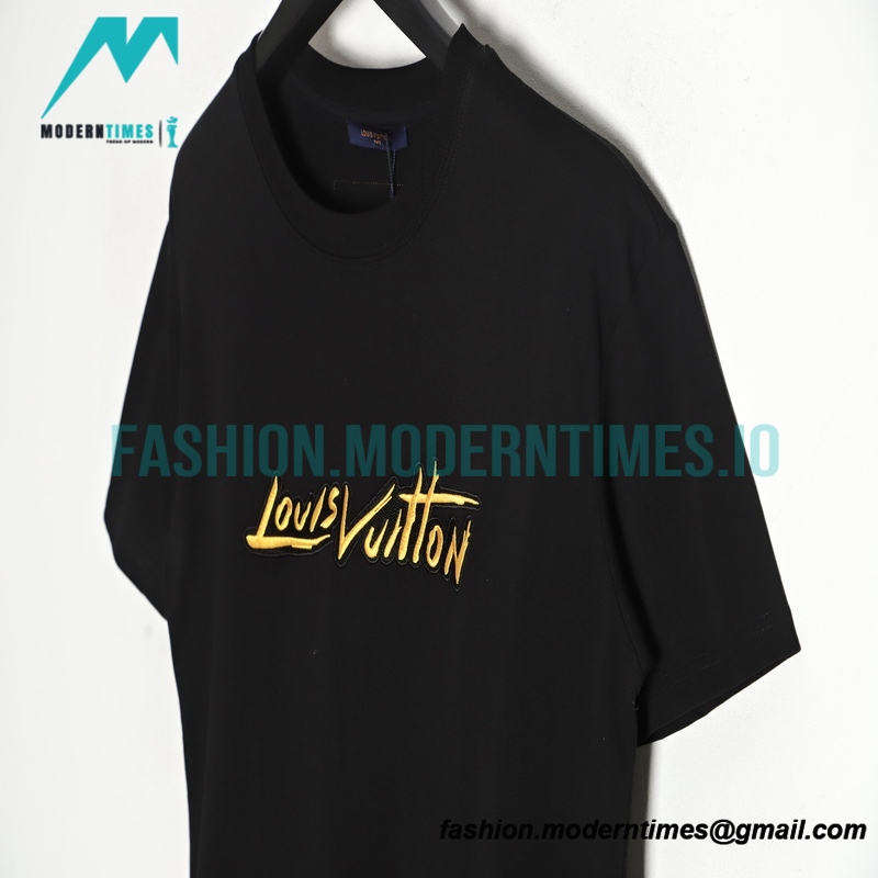Louis Vuitton - 23ss Embroidered Letter Short Sleeve