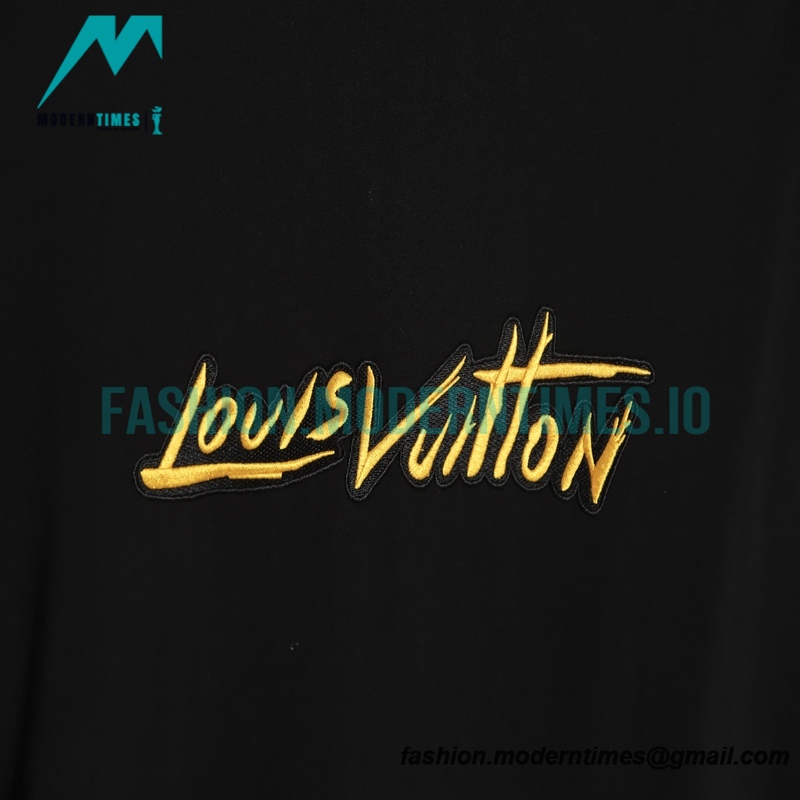 Louis Vuitton - 23ss Embroidered Letter Short Sleeve