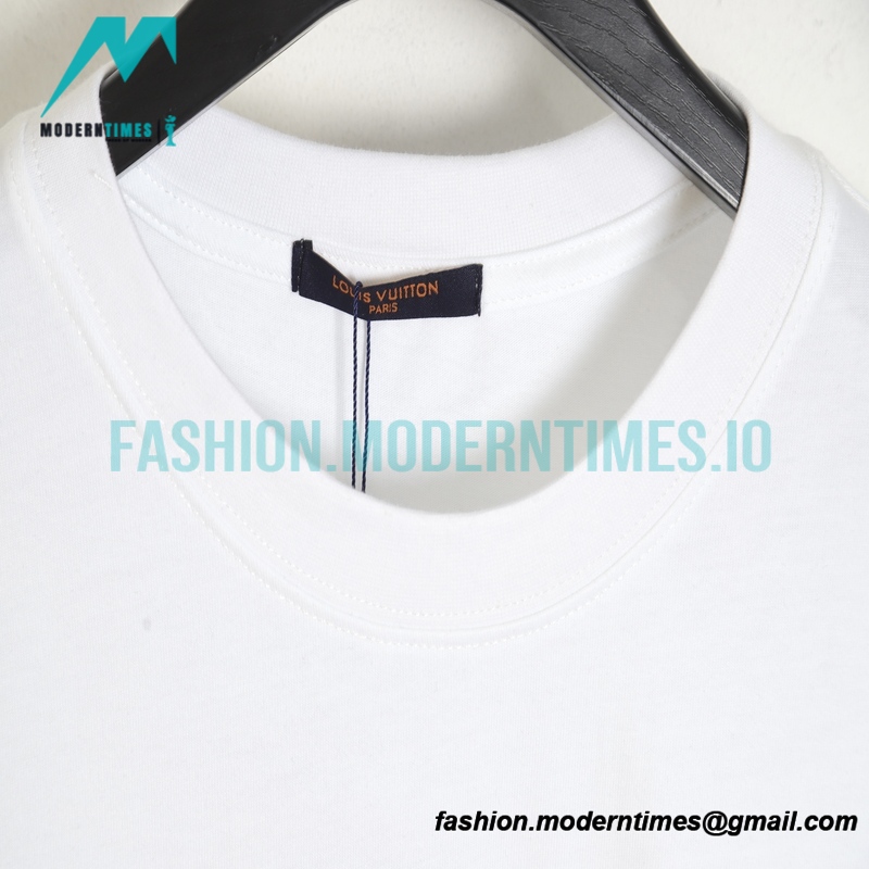Louis Vuitton - 23ss Colorful Graffiti Letter Short Sleeve T-shirt
