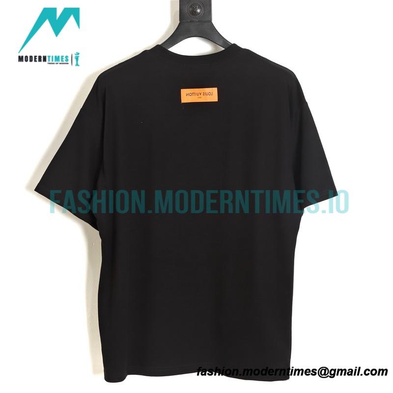 Louis Vuitton - 23ss Colorful Graffiti Letter Short Sleeve T-shirt