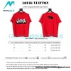 Louis Vuitton - Letter Jacquard Knitted Short Sleeve