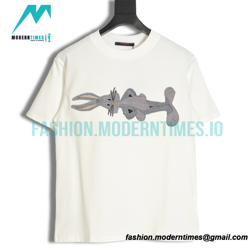 Louis Vuitton - Bugs Bunny With Cloth Embroidered Short Sleeves