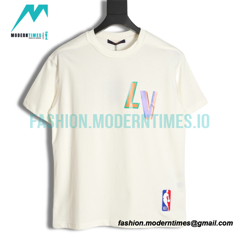 Louis Vuitton - Amp - NBA 21ss Co-branded Letter Short Sleeve 