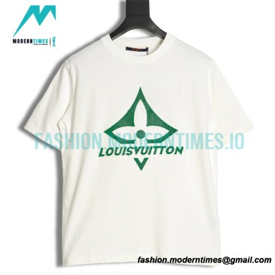 Louis Vuitton - 23ss Toothbrush Embroidered Letter Short Sleeve