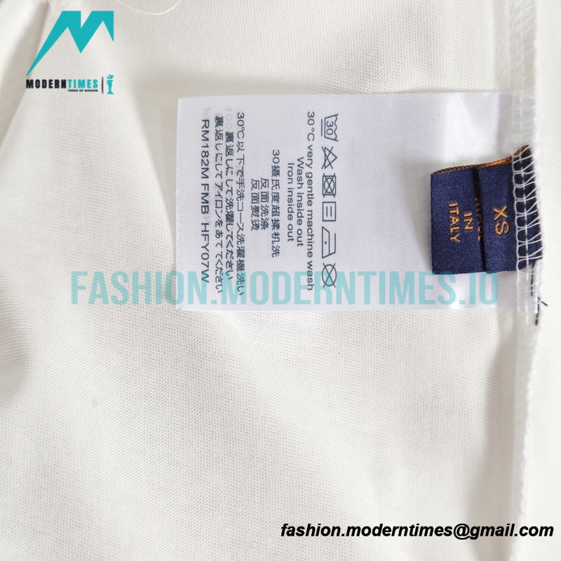 Louis Vuitton - 23ss Toothbrush Embroidered Letter Short Sleeve