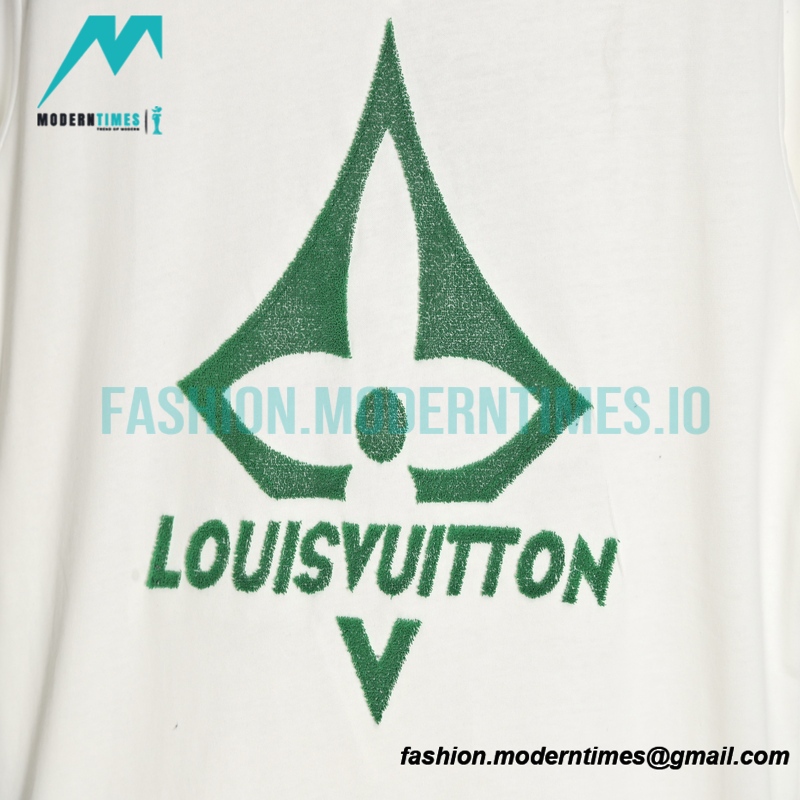 Louis Vuitton - 23ss Toothbrush Embroidered Letter Short Sleeve