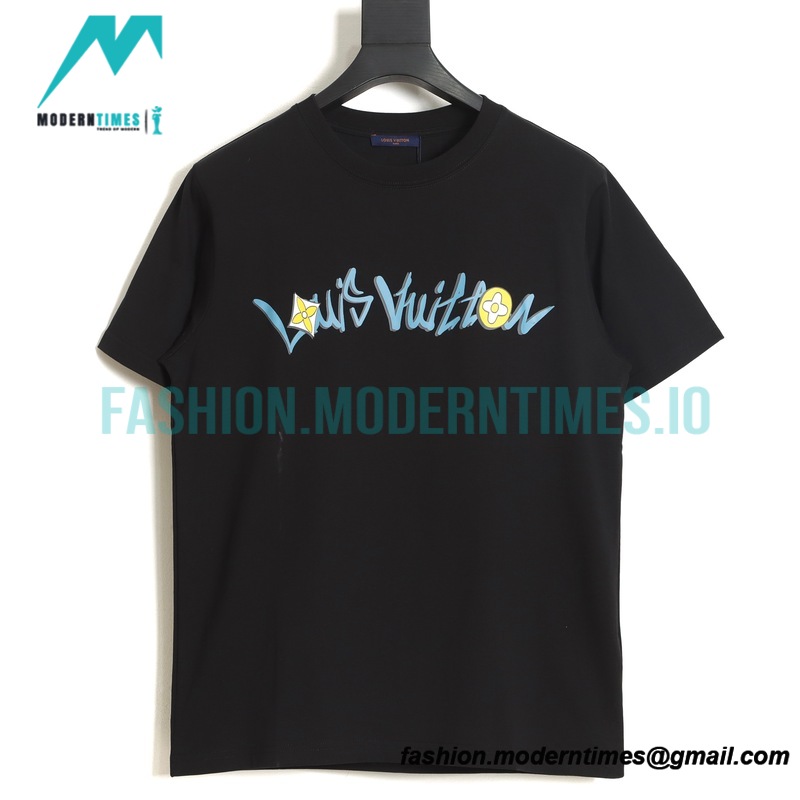 Louis Vuitton - 22ss Color Letter Print Short Sleeve