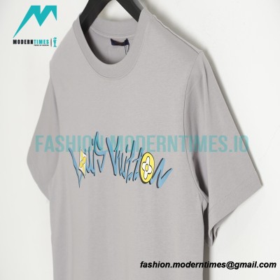 Louis Vuitton - 22ss Color Letter Print Short Sleeve