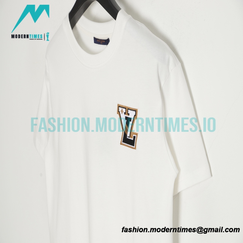 Louis Vuitton - 23ss Embroidered Logo Short Sleeve