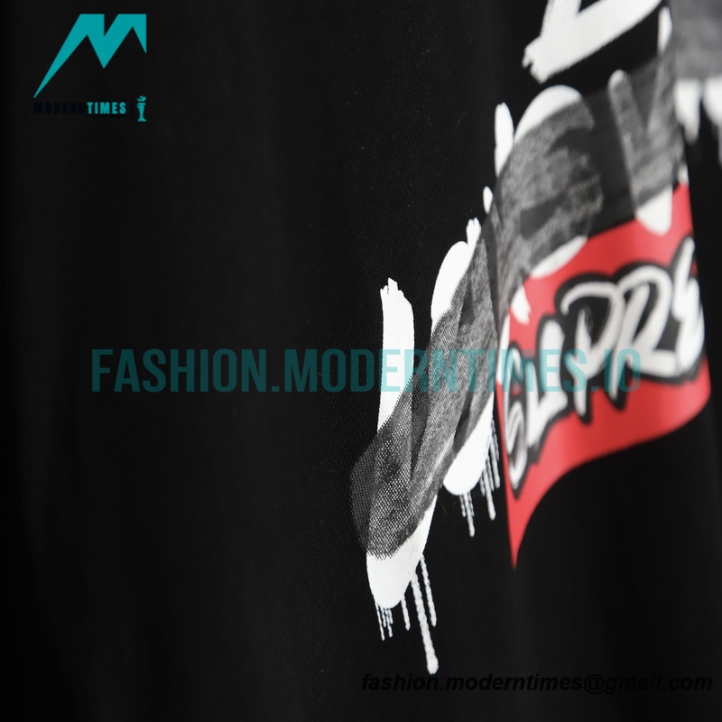 Louis vuitton - Supreme 2023 Co-branded Graffiti Print Crewneck Short Sleeve T-shirt