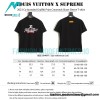 Louis vuitton - Supreme 2023 Co-branded Graffiti Print Crewneck Short Sleeve T-shirt