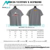 Louis vuitton - Supreme 2023 Co-branded Graffiti Print Crewneck Short Sleeve T-shirt