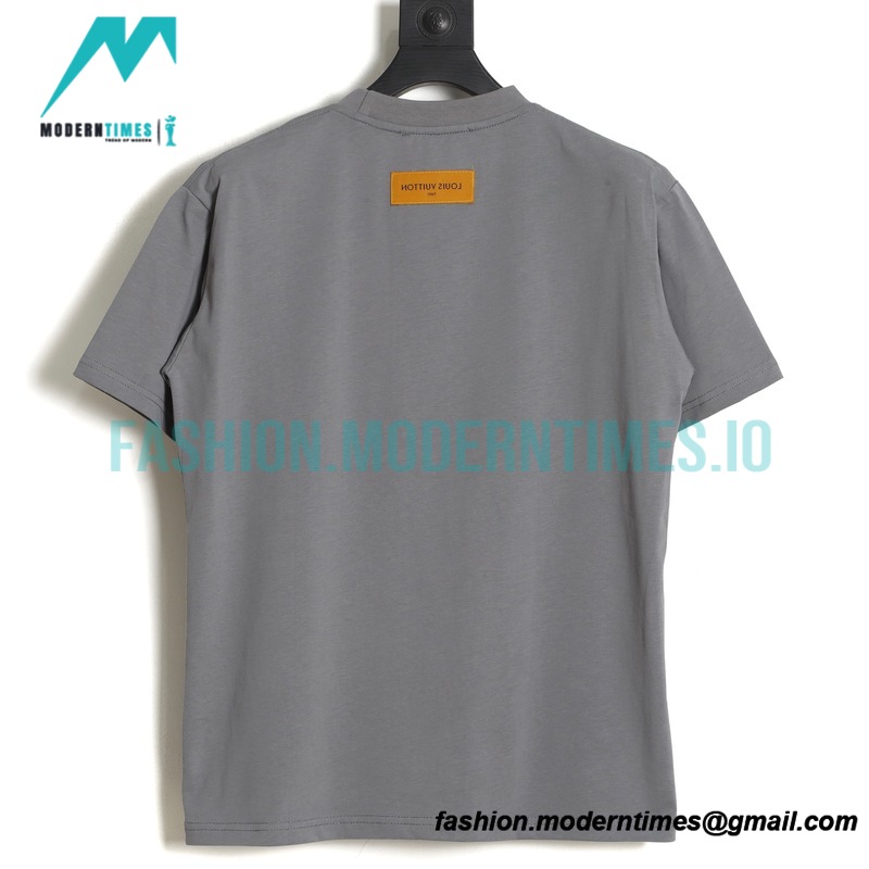 Louis vuitton - Supreme 2023 Co-branded Graffiti Print Crewneck Short Sleeve T-shirt