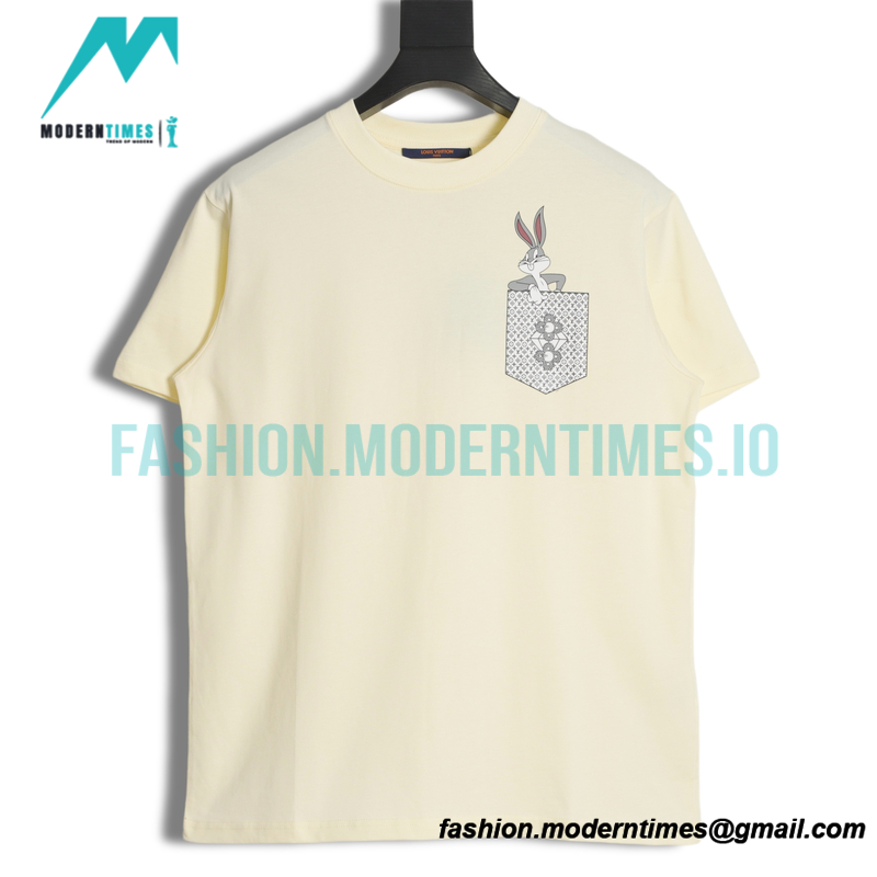 Louis Vuitton - 23ss Fake Pocket Looney Tunes Printed Short Sleeve