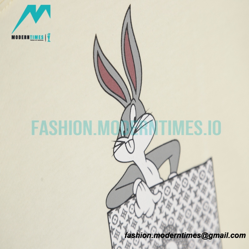 Louis Vuitton - 23ss Fake Pocket Looney Tunes Printed Short Sleeve