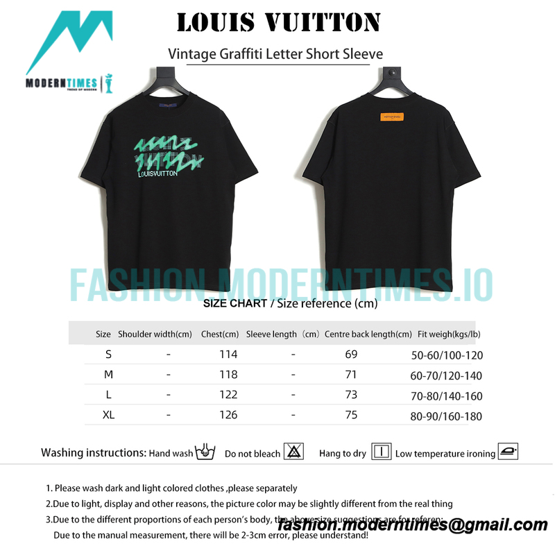 Louis Vuitton - Vintage Graffiti Letter Short Sleeve