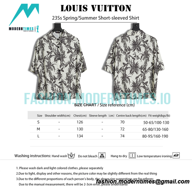 Louis Vuitton - 23Ss Spring-Summer Short-sleeved Shirt