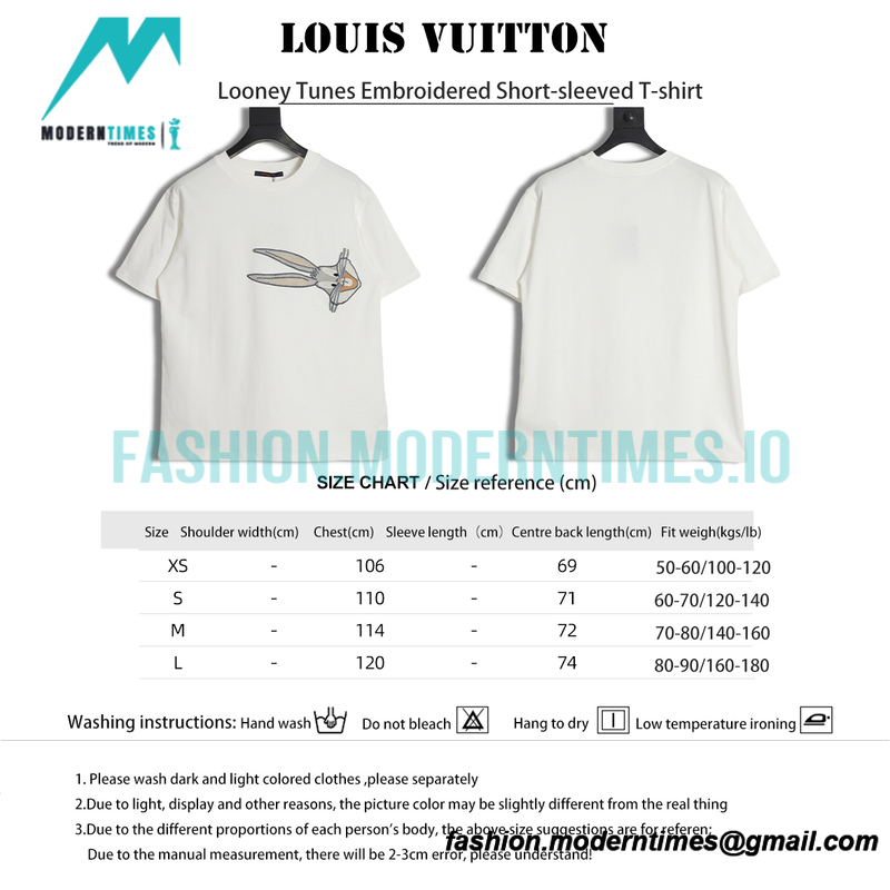 Louis Vuitton - Looney Tunes Embroidered Short-sleeved T-shirt