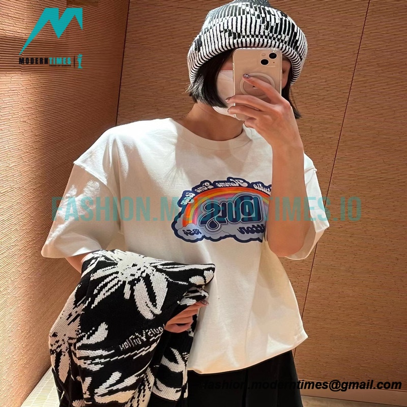 Louis Vuitton - 23SS Rainbow Print Short-sleeved T-shirt