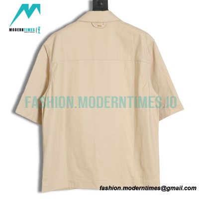 Louis Vuitton - Dark Presbytery Denim Short-sleeved Shirt