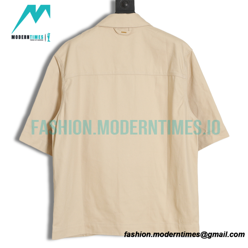 Louis Vuitton - Dark Presbytery Denim Short-sleeved Shirt