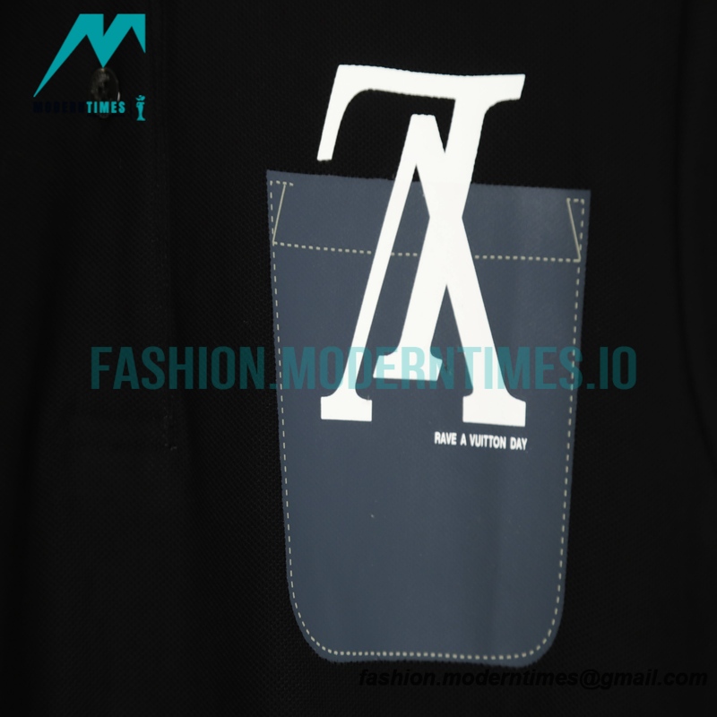 Louis Vuitton - 22ss Fake Pocket Inverted Letter Polo Short Sleeve