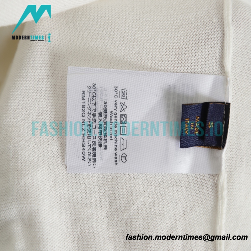Louis Vuitton - Brooch Letter Knit Short Sleeve T-shirt