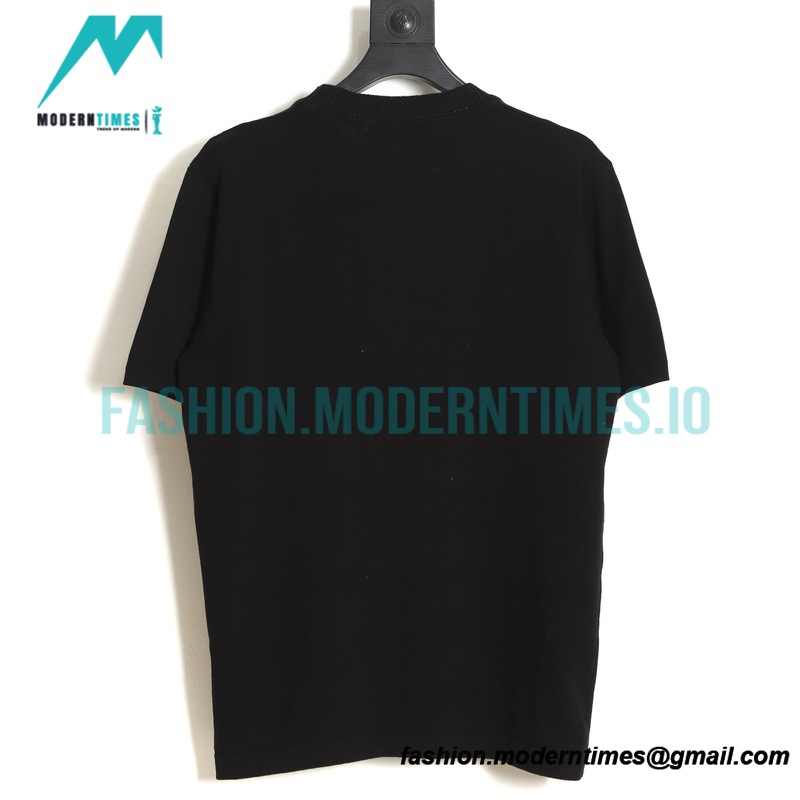 Louis Vuitton - Brooch Letter Knit Short Sleeve T-shirt
