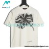 Louis Vuitton - 23SS Black Floral Short-sleeved T-shirt