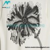 Louis Vuitton - 23SS Black Floral Short-sleeved T-shirt