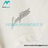 Louis Vuitton - 23SS Black Floral Short-sleeved T-shirt