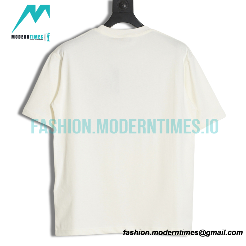 Louis Vuitton - 23SS Black Floral Short-sleeved T-shirt